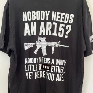 NWT 2nd Amendment Tshirt with Phrase